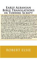 Early Albanian Bible Translations in Todhri Script
