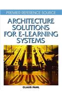 Architecture Solutions for E-learning Systems
