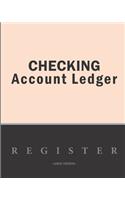 Checking account ledger - Large version
