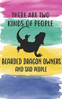 There Are Two Kinds Of People Bearded Dragon Owners And Sad People Notebook Journal