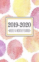 2019-2020 Weekly & Monthly Planner