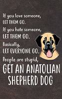 Get An Anatolian Shepherd Notebook Journal: 110 Blank Lined Papers - 6x9 Personalized Customized Anatolian Shepherd Notebook Journal Gift For Anatolian Shepherd Puppy Owners and Lovers