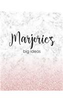 Marjorie's Big Ideas: Personalized Notebook - 8x10 Lined Women's Journal