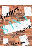 Tec tac toe & more Games 8 in 1 All ages