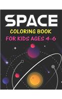 Space Coloring Book for Kids Ages 4-6: Explore, Fun with Learn and Grow, Fantastic Outer Space Coloring with Planets, Astronauts, Space Ships, Rockets and More! Perfect Gift for Boys or G