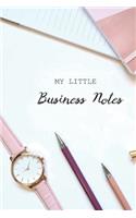 My Little Business Notes