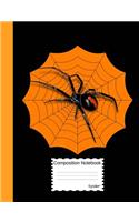 Spider Composition Notebook: Dot Grid, Dotted Paper Journal for Teens, Students and Teachers, for School and Work, Journaling and Writing