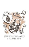 Internet Password Logbook: (A Password Keeper Vintage 5x8)