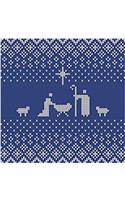 BLUE MANGER BLUE KNIT PATTERN