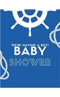 Baby Shower Guest Book, Nautical, Boy