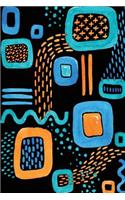 Journal Notebook Colorful Abstract Pattern 1