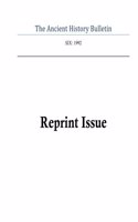 Ancient History Bulletin Volume Six