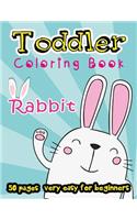 Rabbit Toddler Coloring Book