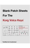 Blank Patch Sheets For The Korg Volca Keys