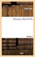 Oeuvres- Volume 1