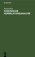 Kanonische Korrelationsanalyse