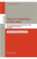 Topics in Cryptology -- Ct-Rsa 2006