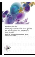 Les Lymphomes B de Haut Grade de Malignité Issus Du Centre Germinatif