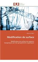 Modification de Surface