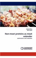 Non-Meat Proteins as Meat Extender