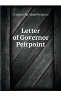 Letter of Governor Peirpoint