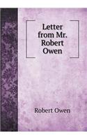 Letter from Mr. Robert Owen: (English)