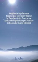 Sapphonis Mytilenaeae Fragmenta: Specimen Operae in Omnibus Artis Graecorum Lyricae Reliquiis Excepto Pindaro Collocandae (Latin Edition)