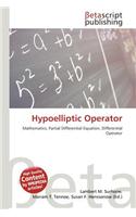 Hypoelliptic Operator: (English)