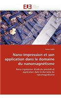Nano-impression et son application dans le domaine du nanomagnétisme: (Omn.Univ.Europ.)