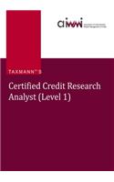 Certified Credit Research Analyst (Level I)