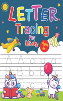 Letter Tracing For Kids Ages 3+