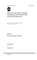 Phased Array Noise Source Localization Measurements of an F404 Nozzle Plume at Both Full and Model Scale