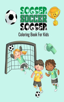 Soccer Coloring Book For Kids