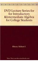 DVD Lecture Series for for Introductory & Intermediate Algebra for College Students
