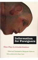 Information for Foreigners