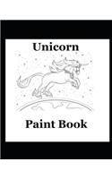 Unicorn Paint Book