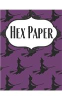 Witty Witch Hexagon Paper Notebook