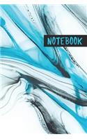 Smoky Ink Notebook: Medium Ruled 6x9 Journal - 120 lightly lined pages