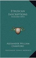 Etruscan Inscriptions
