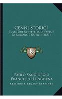 Cenni Storici