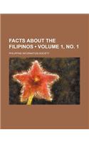 Facts about the Filipinos (Volume 1, No. 1)