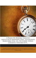 I Diarii Di Marino Sanuto