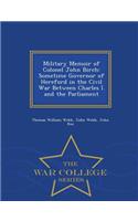 Military Memoir of Colonel John Birch