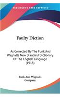 Faulty Diction