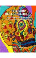 Big Kids Coloring Book: Dia de Los Muertos: Sugar Skulls: 50+ Images on Single-Sided Pages for Wet Media - Markers and Paints