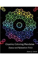 Creative coloring mandalas Peace and Relaxation Vol.3: A Coloring Book for Adults art therapy Stress Relieving Patterns Animal Designs Christmas Coloring for Santa Mandalas For Mindfulness