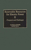 Renewable Resources for Electric Power
