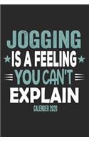 Jogging Is A Feeling You Can't Explain Calender 2020