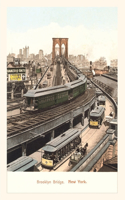 Vintage Journal Brooklyn Bridge, Streetcars: (Pocket Sized - Found Image Press Journals)