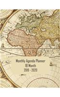 Monthly Agenda Planner 18 Month